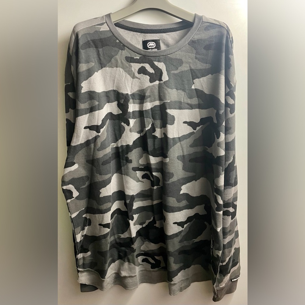 🆕 Ecko Unltd. Camouflage Long Sleeve Thermal Shirt